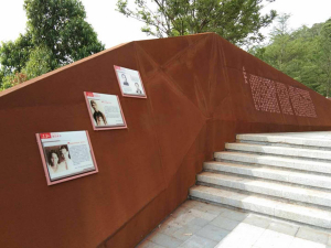 上街耐候钢挡土墙